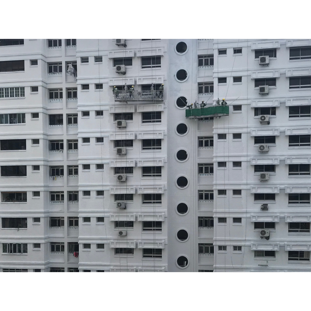 Coincidentally, I came across these workers painting the HDB houses. It was 11 AM under the hot sun, it's a really tough job as it requires lots of physical labour that many don't know about.

– Ana Rohana for 'Shining a Light' Category