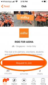 Step 2 - Join the Aidha Club